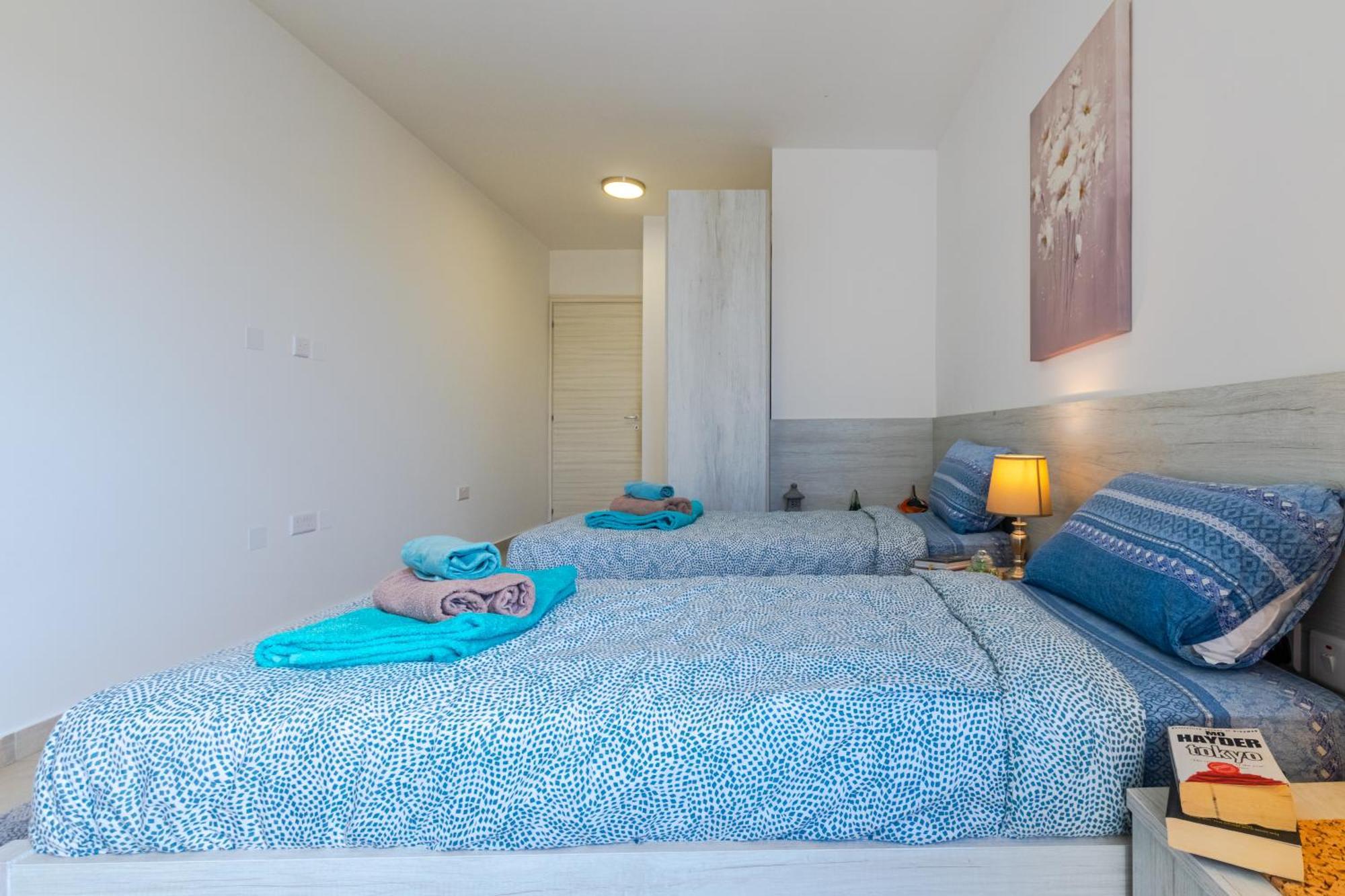 Spacious Brand New Apartment Hc Balcony 3 Bdr 2 Bth Bugibba San Pawl il-Baħar Zewnętrze zdjęcie